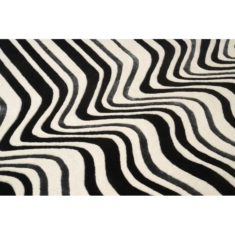Paklājs DRAFT BLACK (Handmade Collection)
