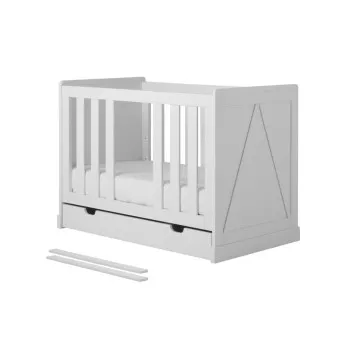 Zīdaiņu gulta 120x60 (Oxford kolekcija) Zīdaiņu gulta 120x60 (Oxford kolekcija)