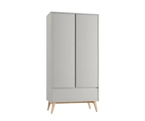Drabužių spinta su 2 durimis (Classy Gray kolekcija)