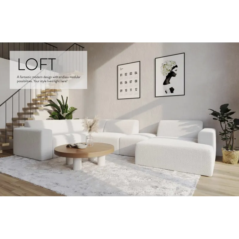 Dīvāns LOFT (Stūra L)(Modulārs)