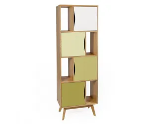 Avon Narrow grāmatu plaukts Olive
