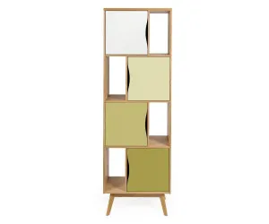 Avon Narrow grāmatu plaukts Olive