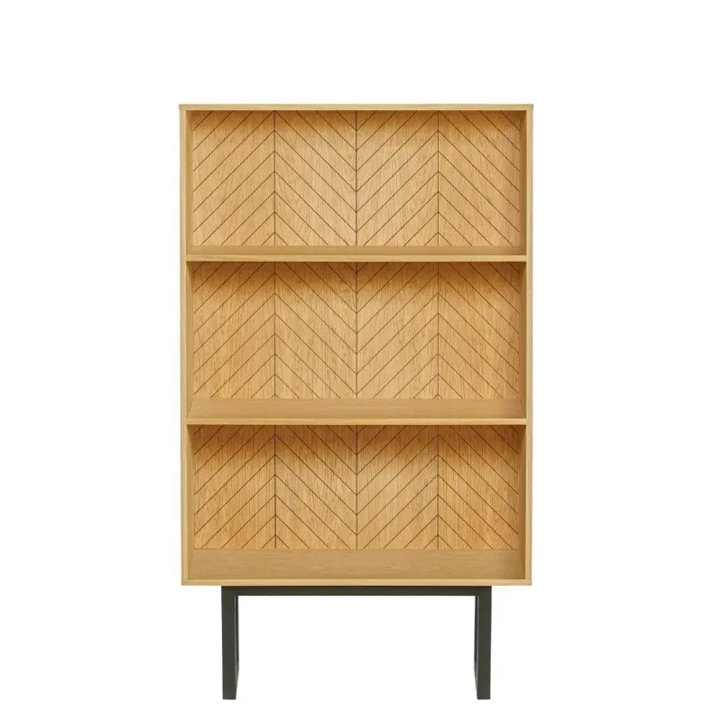 Camden Herringbone grāmatu skapis
