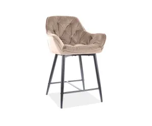 Pusinė baro kėdė Karsten H-2 (Velvetas)