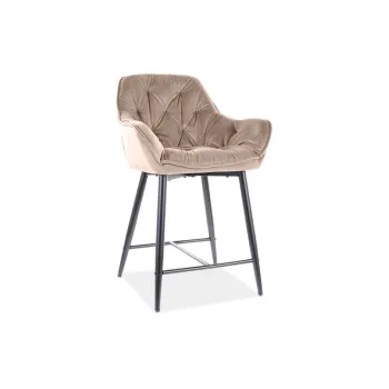 Pusinė baro kėdė Karsten H-2 (Velvetas) Pusinė baro kėdė Karsten H-2 (Velvetas)
