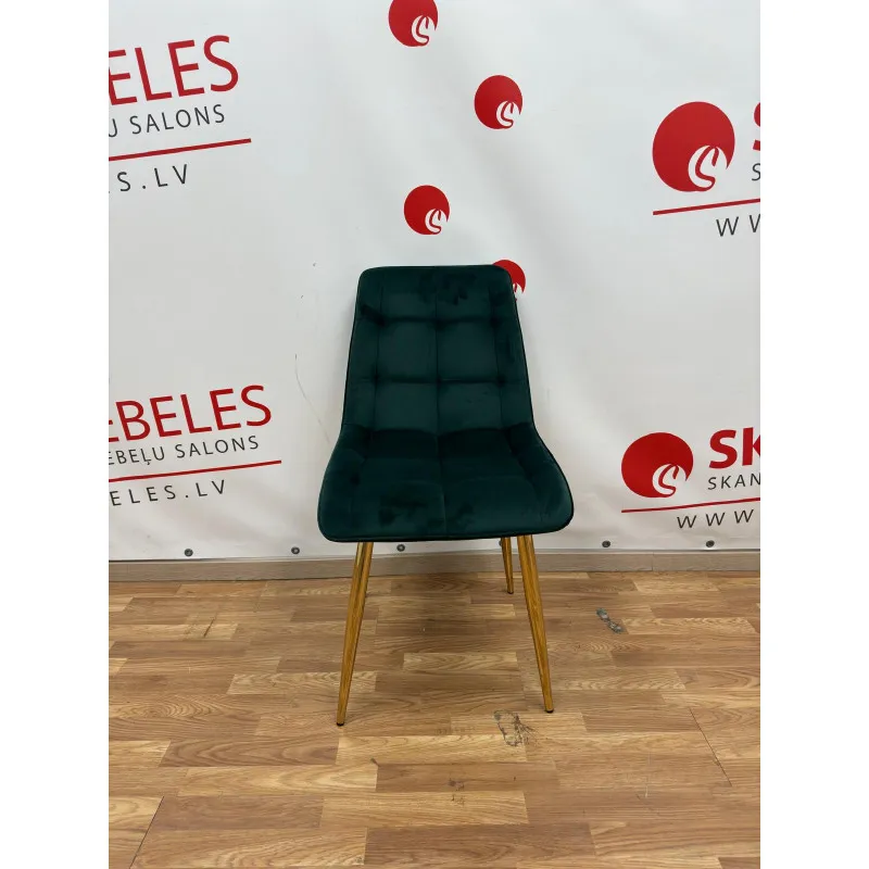 Virtuvės kėdė Pearl (Velveta) iš ekspozicijos (Pilka veliūras)