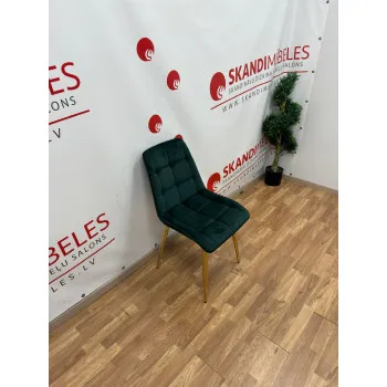 Virtuvės kėdė Pearl (Velveta) iš ekspozicijos (Pilka veliūras)