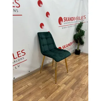 Virtuvės kėdė Pearl (Velveta) iš ekspozicijos (Pilka veliūras)