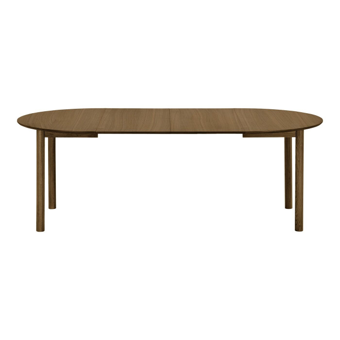 Valgomojo stalas BUNDABERG — spalva: dūminė; 120/170/220 × 120 × 75 cm