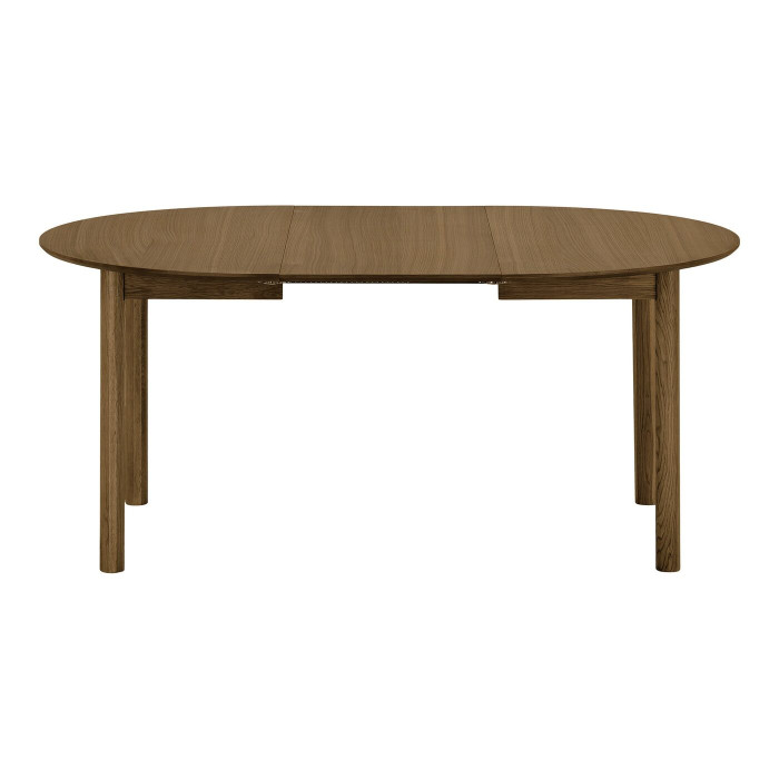 Valgomojo stalas BUNDABERG — spalva: dūminė; 120/170/220 × 120 × 75 cm