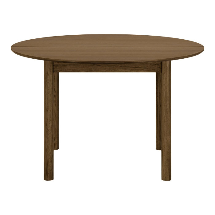 Valgomojo stalas BUNDABERG — spalva: dūminė; 120/170/220 × 120 × 75 cm