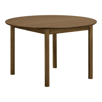 Valgomojo stalas BUNDABERG — spalva: dūminė; 120/170/220 × 120 × 75 cm