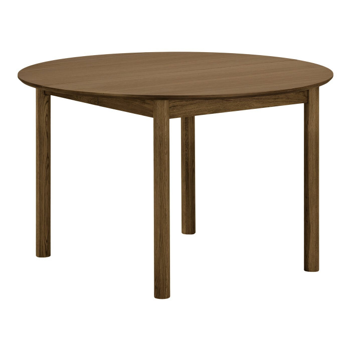 Valgomojo stalas BUNDABERG — spalva: dūminė; 120/170/220 × 120 × 75 cm