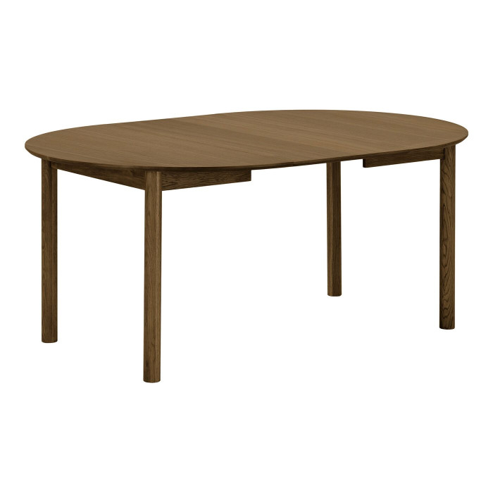 Valgomojo stalas BUNDABERG — spalva: dūminė; 120/170/220 × 120 × 75 cm