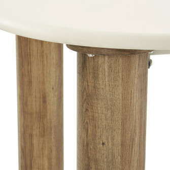 Valgomojo stalas FONDI — spalva: smėlio / ruda; 240 × 100 × 76 cm Valgomojo stalas FONDI — spalva: smėlio / ruda; 240 × 100 × 76 cm