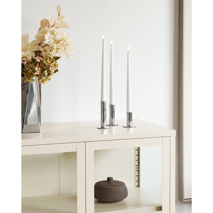 Vitrina BRISBANE — spalva: kreminė balta; 40 × 80 × 101 cm Vitrina BRISBANE — spalva: kreminė balta; 40 × 80 × 101 cm