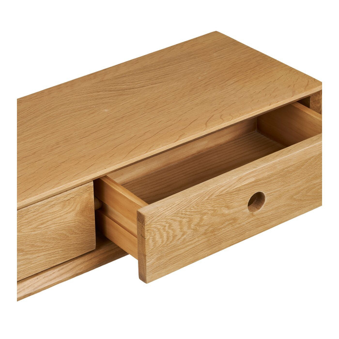 Sieninė spintelė su stalčiais LUZERN — spalva: ąžuolo atspalvis; 25 × 80 × 15 cm Sieninė spintelė su stalčiais LUZERN — spalva: ąžuolo atspalvis; 25 × 80 × 15 cm