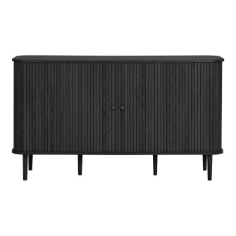Komoda NIKKO — spalva: juoda; 140 × 40 × 79 cm Komoda NIKKO — spalva: juoda; 140 × 40 × 79 cm
