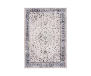 Kilimas HAVANA — spalva: kreminė balta / smėlio / prislopinta mėlyna; 230 × 160 cm