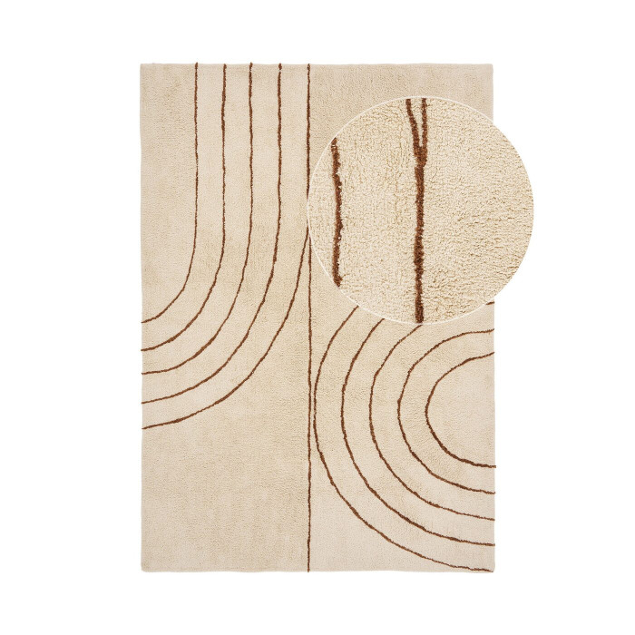 Kilimas TAMPA — spalva: smėlio; 230 × 160 cm