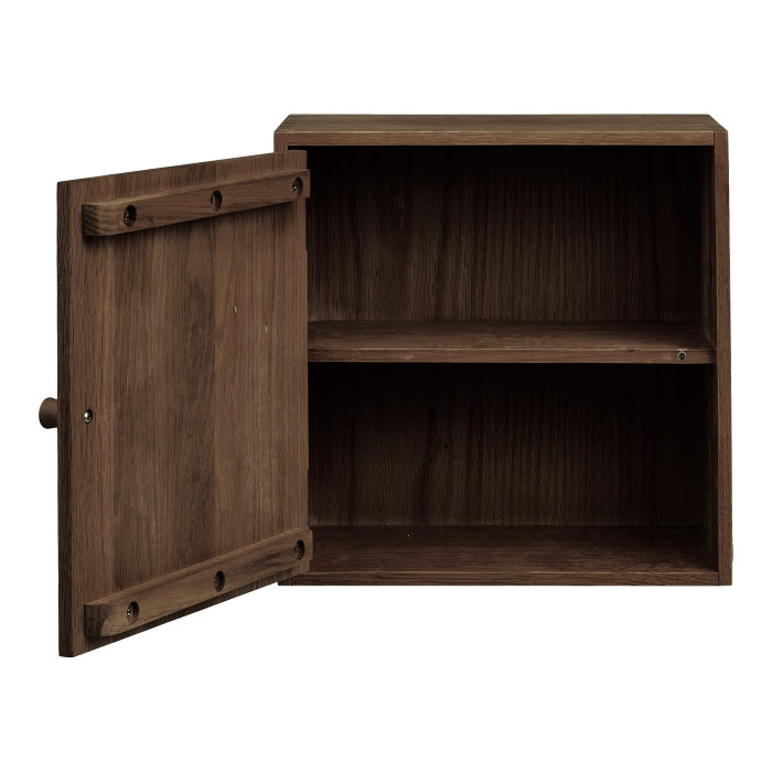 Sieninė lentyna TOWNSVILLE — spalva: tamsiai ruda; 18 × 30 × 30 cm (4294004) Sieninė lentyna TOWNSVILLE — spalva: tamsiai ruda; 18 × 30 × 30 cm (4294004)