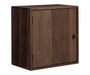 Sieninė lentyna TOWNSVILLE — spalva: tamsiai ruda; 18 × 30 × 30 cm (4294004)