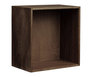 Sieninė lentyna TOWNSVILLE — spalva: tamsiai ruda; 18 × 30 × 30 cm (4294005)