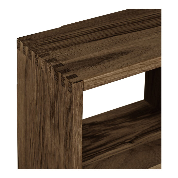 Sieninė lentyna TOWNSVILLE — spalva: tamsiai ruda; 15 × 70 × 70 cm Sieninė lentyna TOWNSVILLE — spalva: tamsiai ruda; 15 × 70 × 70 cm
