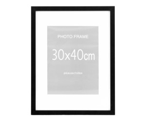 Attēla rāmis MARBELLA (5 gab. komplekts) — krāsa: melna; 40 × 30 × 1,8 cm