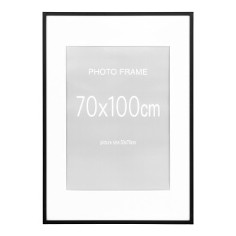 Attēla rāmis MARBELLA (5 gab. komplekts) — krāsa: melna; 100 × 70 × 1,8 cm