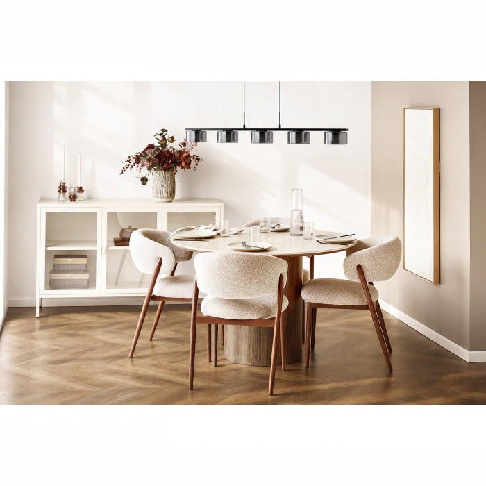 Pakabinamas šviestuvas CHOLET — spalva: juoda / skaidri; 15 × 125 × 150 cm Pakabinamas šviestuvas CHOLET — spalva: juoda / skaidri; 15 × 125 × 150 cm