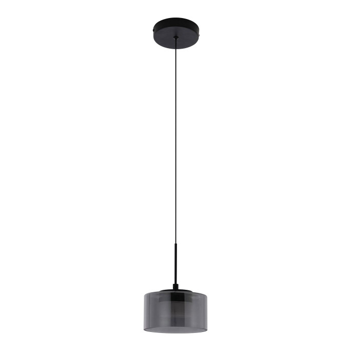 Pakabinamas šviestuvas CHOLET — spalva: juoda / skaidri; 15 × 15 × 120 cm Pakabinamas šviestuvas CHOLET — spalva: juoda / skaidri; 15 × 15 × 120 cm