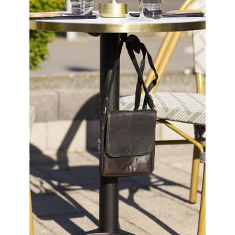 Bistro staliukas 7501176 — spalva: balta / juoda
