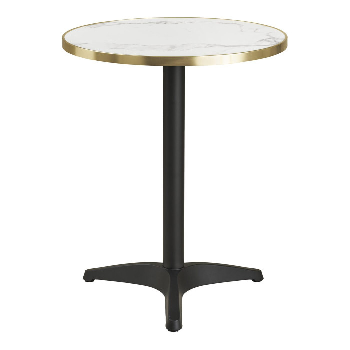 Bistro staliukas 7501176 — spalva: balta / juoda