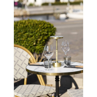 Bistro staliukas 7501177 — spalva: balta / juoda