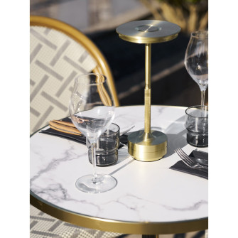 Bistro staliukas 7501177 — spalva: balta / juoda