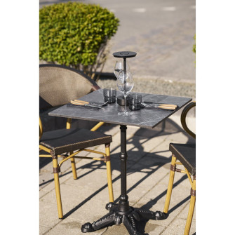 Bistro staliukas 7501182 — spalva: pilka / juoda