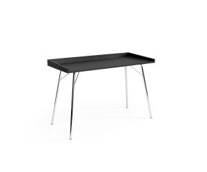 Rašomasis stalas Rayburn — juodas ąžuolas / chromas Rašomasis stalas Rayburn — juodas ąžuolas / chromas