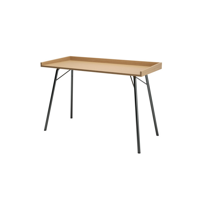 Rašomasis stalas Rayburn — ąžuolo spalva / juoda Rašomasis stalas Rayburn — ąžuolo spalva / juoda