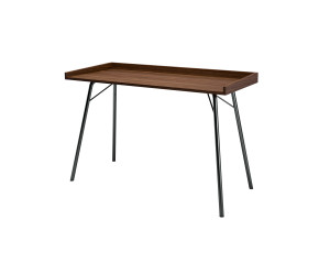 Rašomasis stalas Rayburn — riešutmedžio spalva / juoda Rašomasis stalas Rayburn — riešutmedžio spalva / juoda