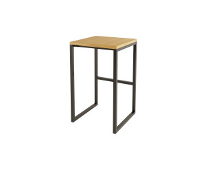 Aukšta taburetė Frame High — ąžuolo spalva / juoda Aukšta taburetė Frame High — ąžuolo spalva / juoda